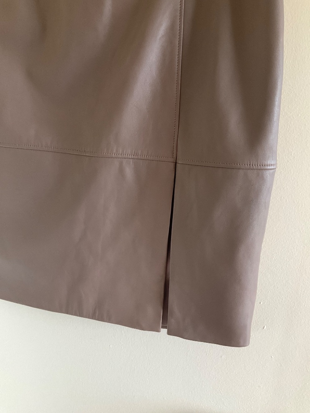 BOSS  Setora Lambskin Leather Pencil Skirt - Picture 5 of 11